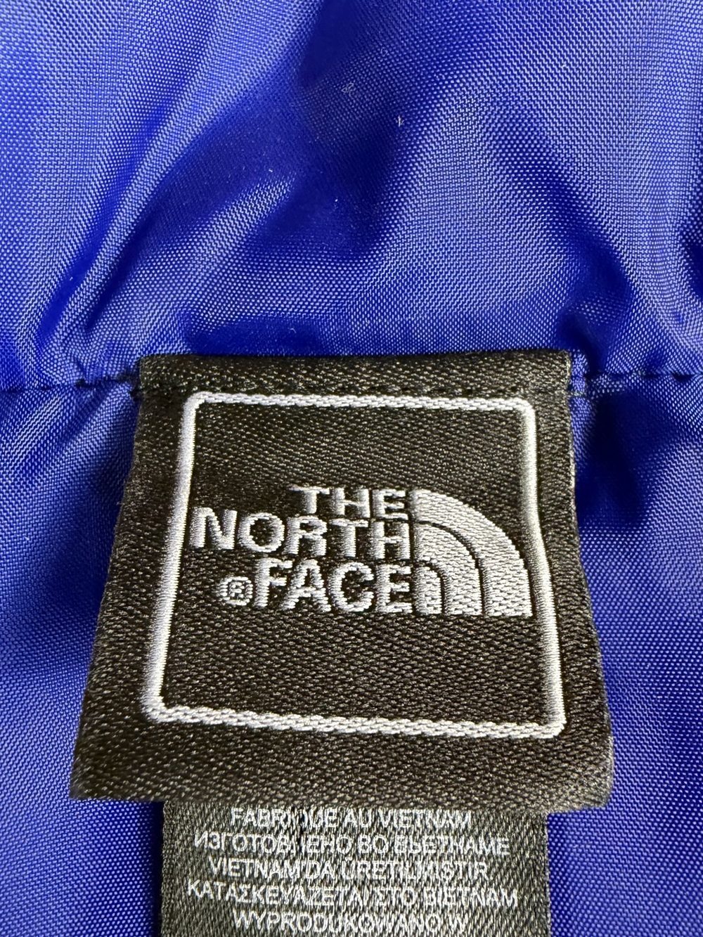 NWT The North Face Aconcagua 550 Goose Down Puffer Vest Women’s Large White Blue - Picture 7 of 13